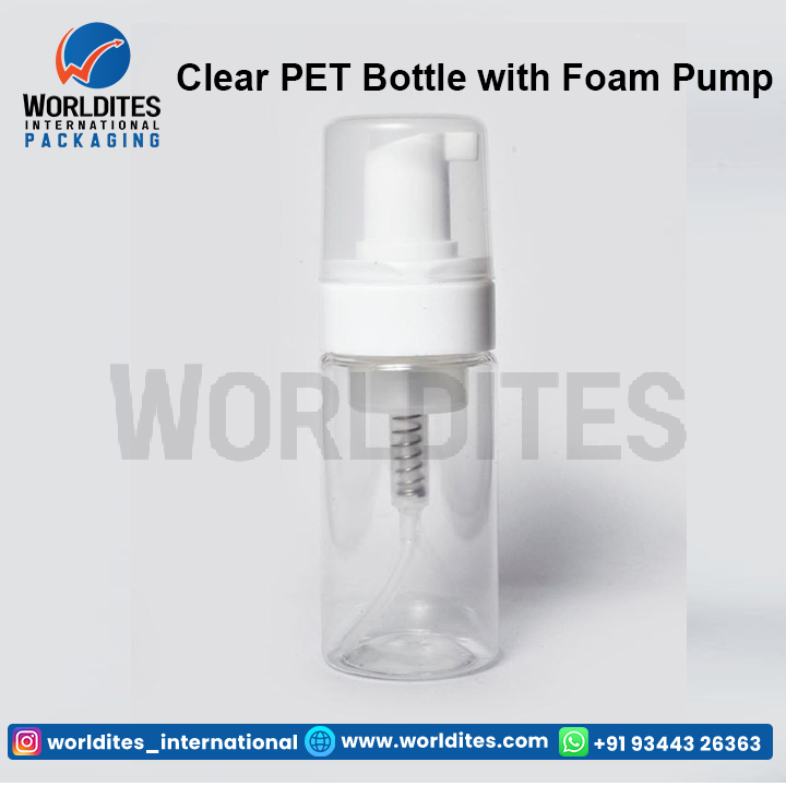 Clear Bottle With Foam Pump - Color: Transprent