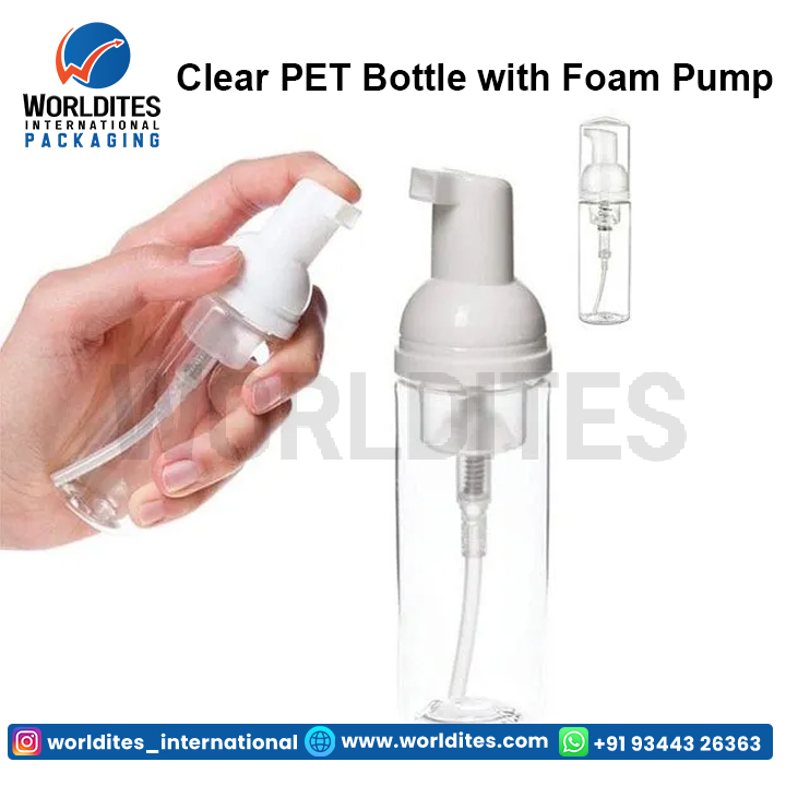 Clear Bottle With Foam Pump - Color: Transprent