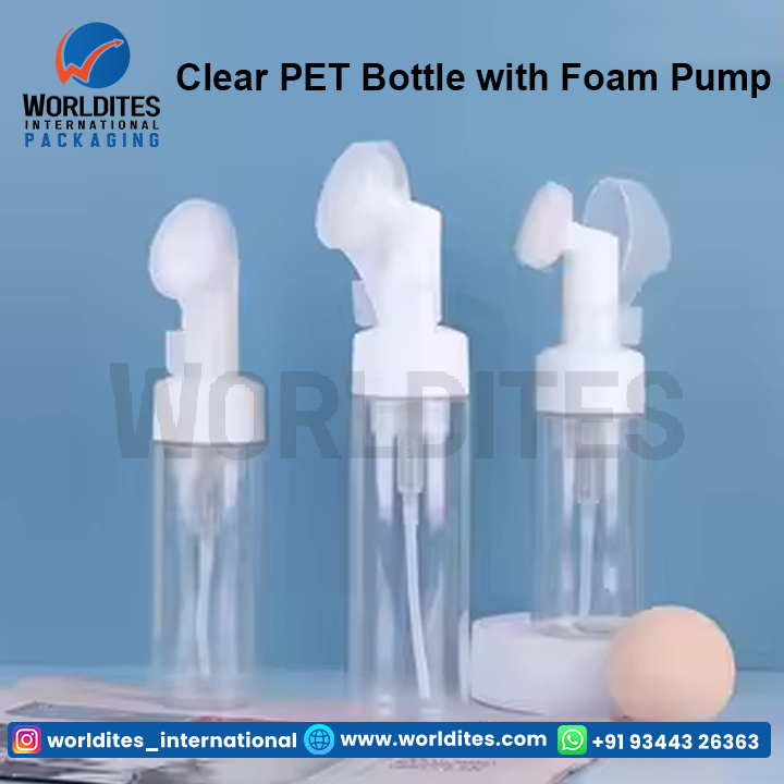 Clear Bottle With Foam Pump - Color: Transprent