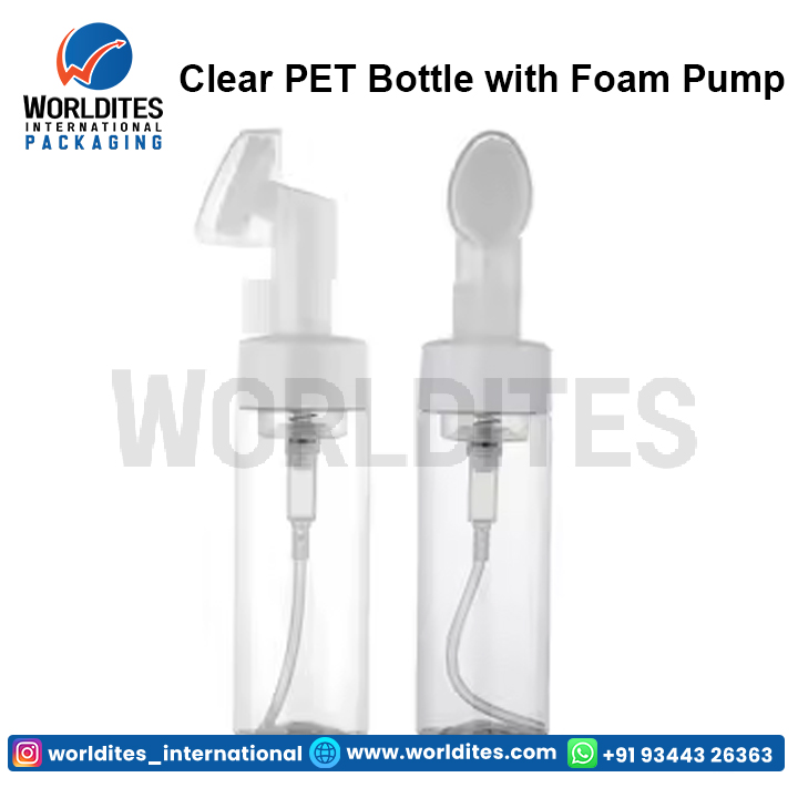 Clear Bottle With Foam Pump - Color: Transprent