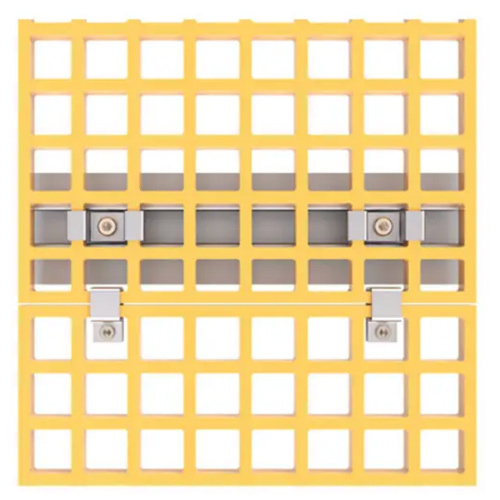 Frp Walkway - Fire & Uv Resistant, Multiple Size Options, Yellow | Lightweight, Anti-slip, Easy Installation, 1-year Warranty