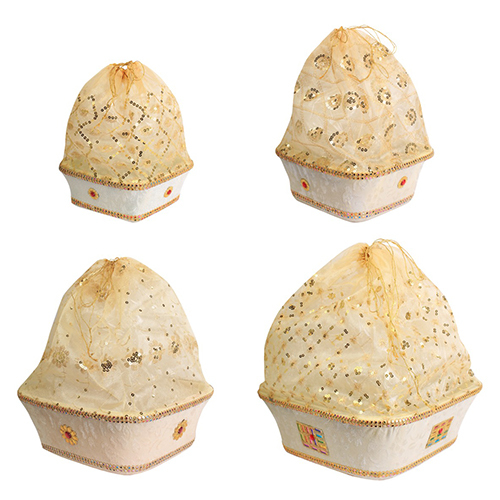 AN4 Decoration Basket - Durable Artificial Design, Rectangular Shape, Elegant White Color, Handle-Free Luxury