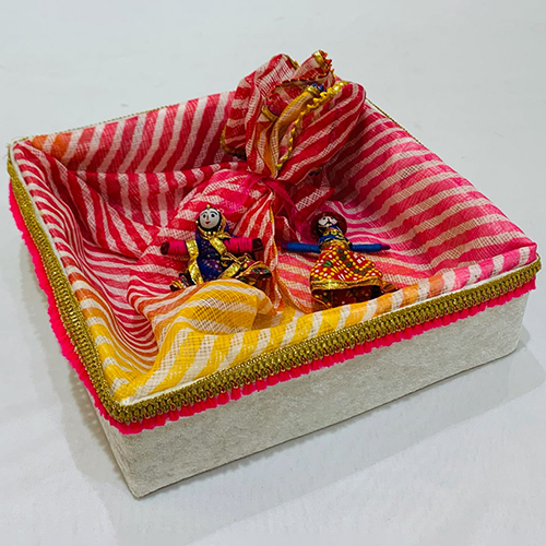 Rg3 White Pupet Basket - Color: Multi Colour