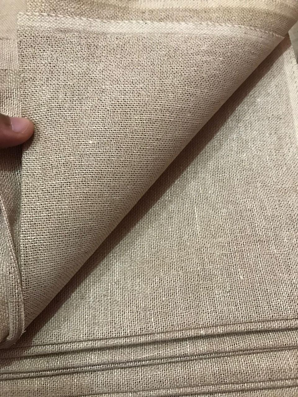 Sustainable Cotton Jute Fabric - 100 Meter (M), 46-51 Inch (In) Width, 280 Gsm, Washable , Custom Yarn Count, Versatile For Home Decor And Textiles