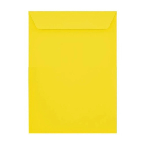 8x10 Inch Yellow Laminated Envelopes - Kraft Paper, 8x10 Inch Size, Vibrant Yellow Color, Water-Resistant for Secure Document Mailing
