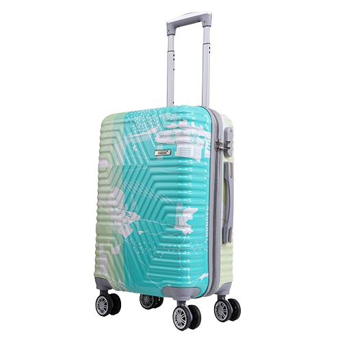 20inch Fly Green Kandel London Printed Suit Case - Feature: High Quality / Attractive Design