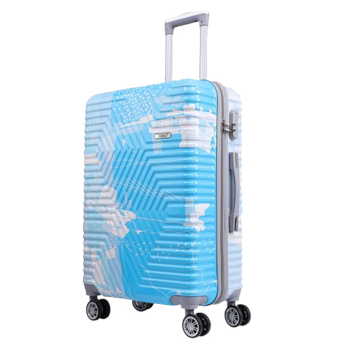 24inch Fly Blue Kandel London Printed Suit Case - Feature: High Quality / Attractive Design