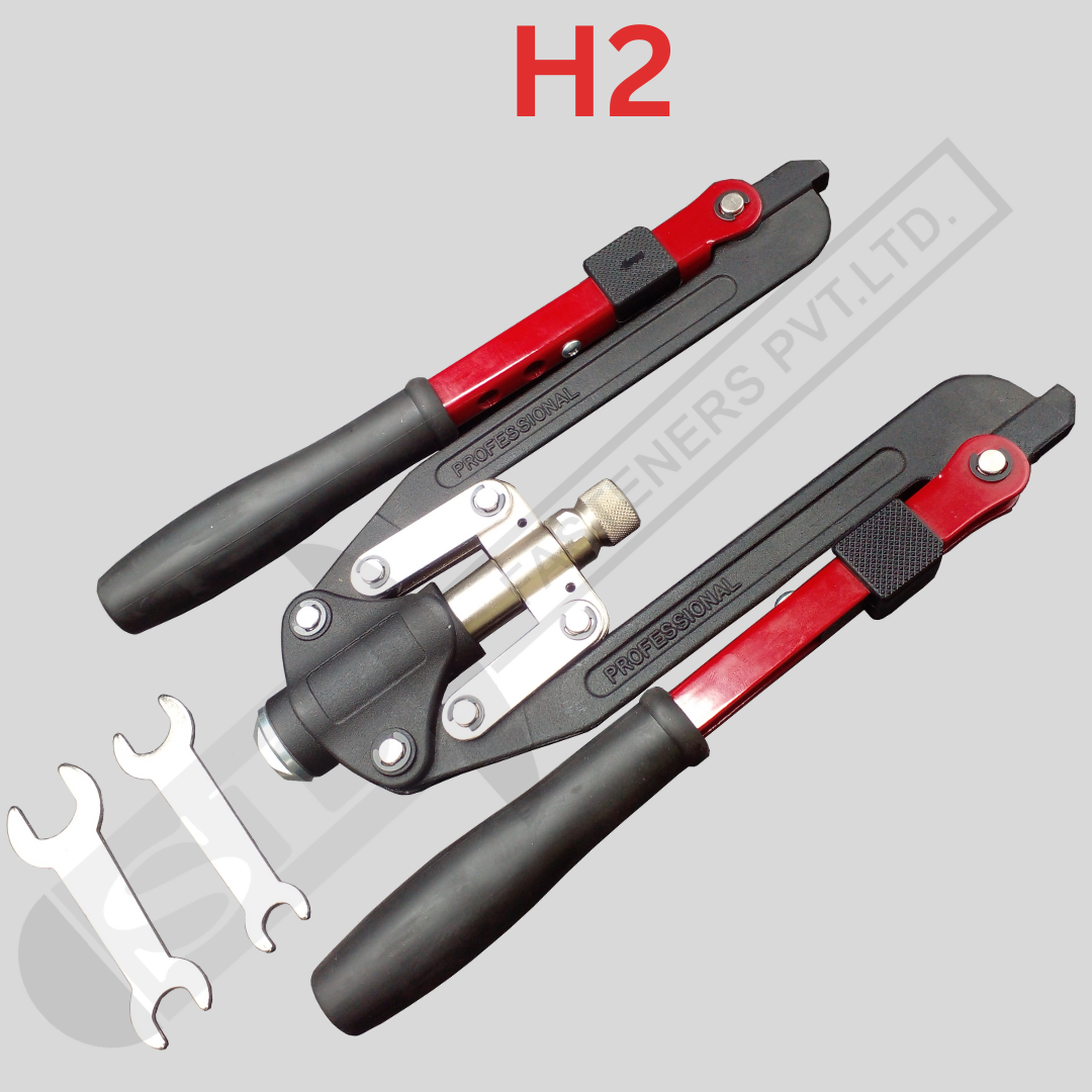 Ncg Manual Heavy Duty H2 Insert (Rivet) Nut Hand Tool - Air Consumption: 70 L/min
