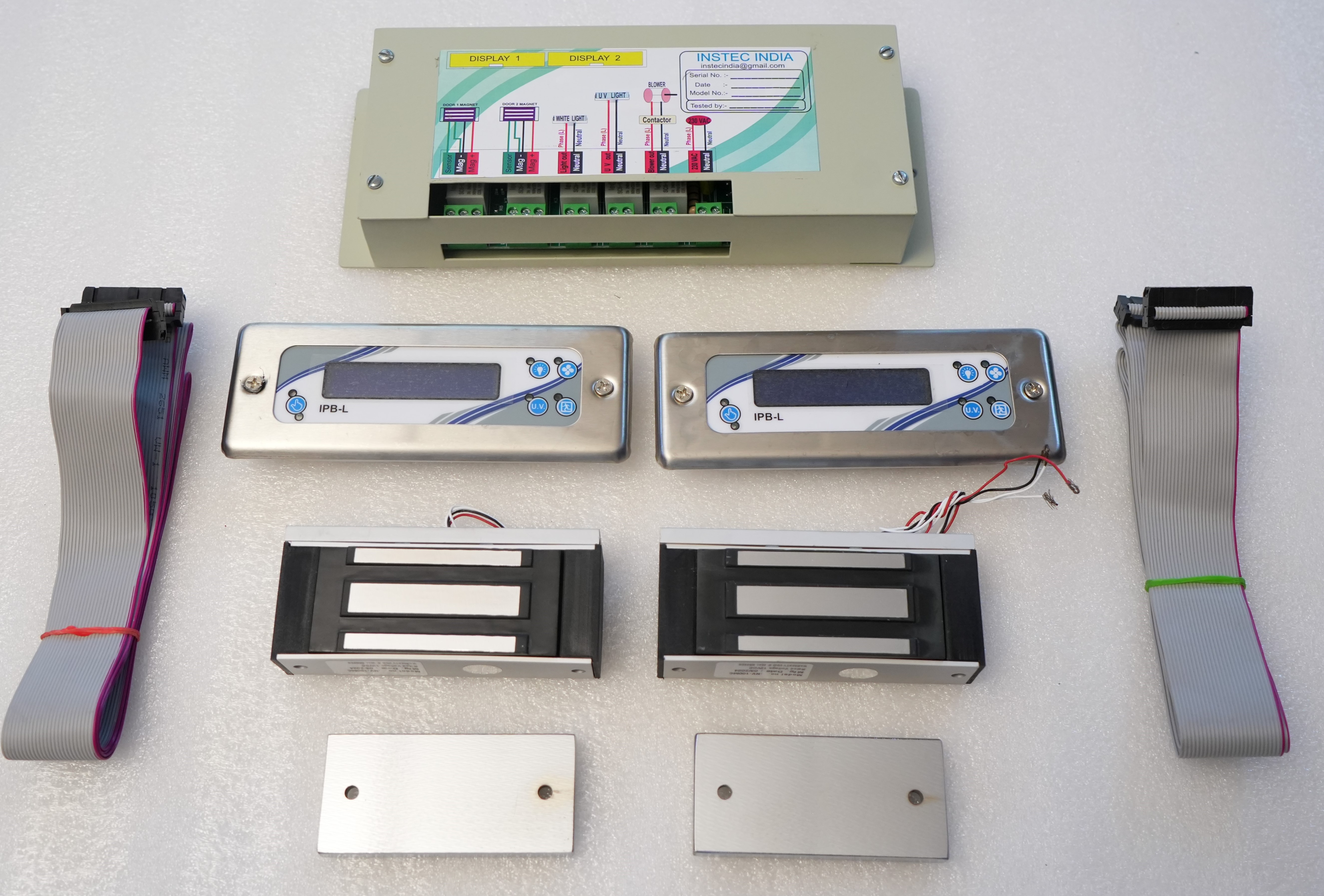 Dynamic Passbox Interlocking System - Sturdy Metal, Electrical Power Supply | Access Control For Safety, Remote Control Functionality, Warranty Included