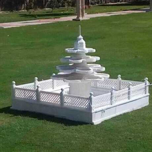 Stone And Marble Fountain