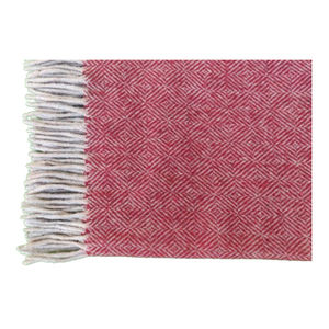 Diamond Herringbone Tartan Wool Blankets