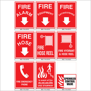 Fire Safety Signages