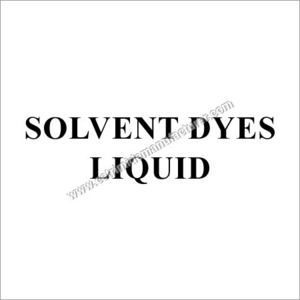 Solvent Dyestuffs