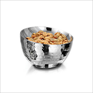 Steel Colander, Bowl And Steel Glass