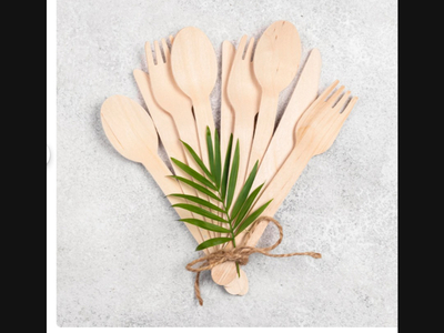Wooden cutlery