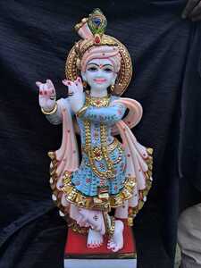 Marble Krishna Statue