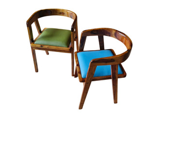 wooen  flexi cafe chair